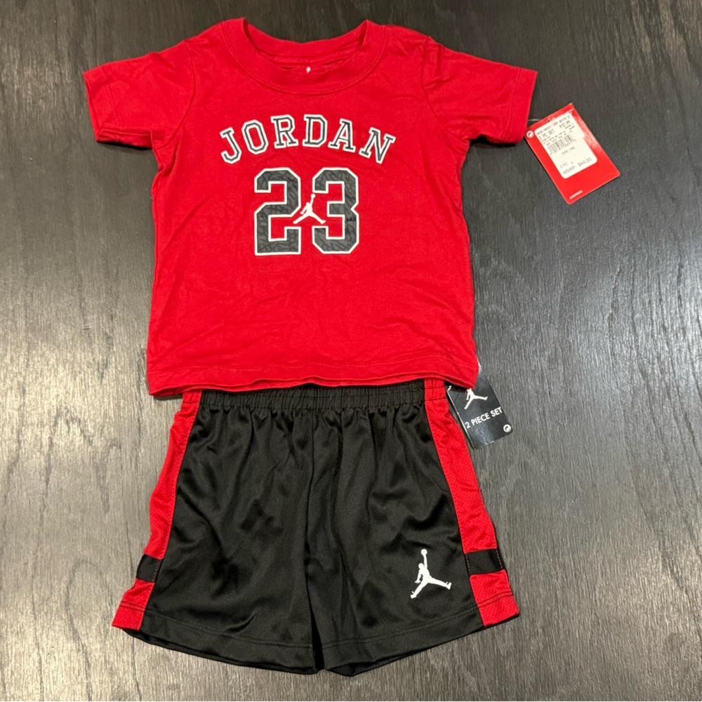 New 2-Piece Jordan Baby 18 Month T-shirt and Shorts